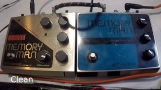 EHX Vintage: Deluxe Memory Man vs Memory Man Solid State Echo Chorus