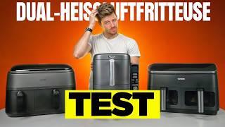 Dual-Heißluftfritteuse Test 2025: Welche XXL-Heißluftfritteuse holt den Testsieg?