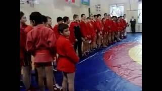 Показательное выступление мастеров спорта по самбо и боевому самбо