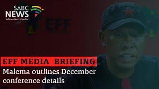 Economic Freedom Fighters media briefing