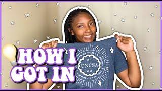 HOW I GOT INTO UNCSA | Design & Production (Lighting) | Camryn Elyse