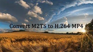 Convert M2TS to H.264 MP4