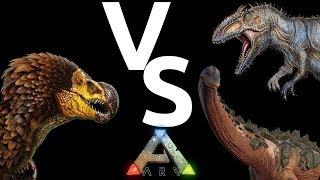 Dodorex VS Giga VS Titanosaur | Ark: Survival Evolved