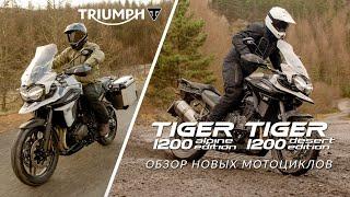 Triumph Tiger 1200: обзор специальных версий Desert SE и Alpine SE, 2020 года.