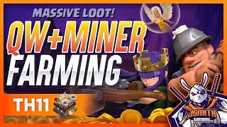 NEVER WORRY ABOUT FARMING AGAIN! | Queen Walk Miner Farming Strategy