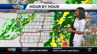 Iowa weather: A very windy day with strong storms tomorrow