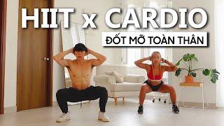 10 Phút HIIT Cardio tại nhà | Giảm sạch mỡ toàn thân