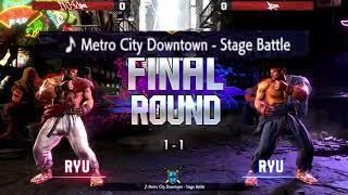 Street Fighter 6 - Metro City Downtown - Stage Battle (Round 3 Part)