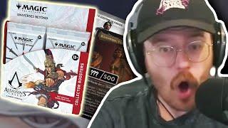 The New Universes Beyond Set Is ACTUALLY GOOD??? | Assassin's Creed MTG Collector Box Haul