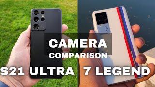 Samsung S21 Ultra vs iQOO 7 legend camera comparison  #samsunggalaxy #iqoo7 #s21ultravs7legend