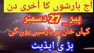 today weather report | last day of rain 27 december | weather pk | weather update