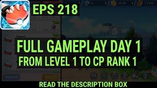 FULL GAMEPLAY DAY 1 - FROM LEVEL 1 TO CP RANK 1 | POKEVERSE WORLD INDONESIA EPS 218