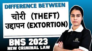 Difference between Theft and Extortion