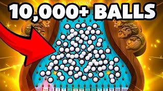 DROPPING 10,000+ BALLS on PINE OF PLINKO 2!!!