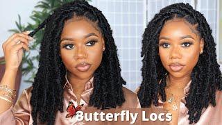 DISTRESSED BUTTERFLY LOCS TUTORIAL  (NEW METHOD) | Protective Style | Janet Collection Nala Tress