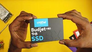 budget-ல ஒரு ssd  | Crucial 240GB ssd Unboxing & Speed test _ Plugins Tamil