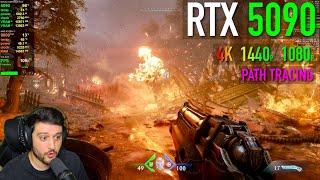 DOOM: The Dark Ages with Path Tracing Looks INSANE on RTX 5090!