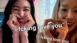 Tiffany & Taeyeon once said "I fcking love you"