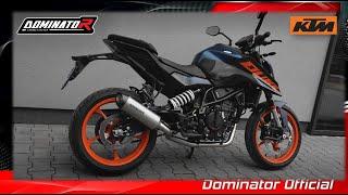 2024 KTM 125 DUKE | Dominator Exhaust Sound | DYNO Test