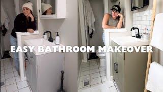 EASY $250 Bathroom Makeover!