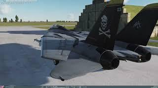 DCS F-14 easy cold start and take off