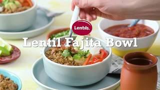 Lentil Fajita Bowl