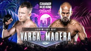 GLORY World Champ vs Olympic Karateka! | Gabriel Varga vs Andres Madera FULL FIGHT | KC51