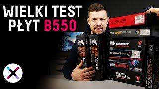 PRZEGLĄD PŁYT AMD B550!  | Testujemy popularne modele płyt od Gigabyte, MSI, ASUS i AsRock