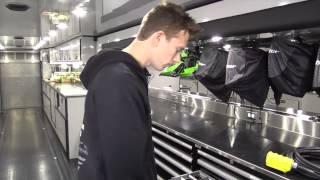 Inside the Monster Energy Pro Circuit Kawasaki Race Truck