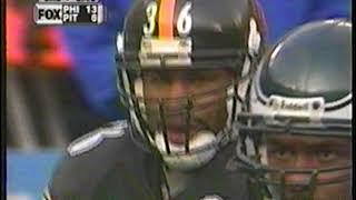 Brian Dawkins hit on Jerome Bettis