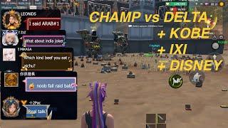 CHAMP vs DELTA , they called 3 alliance for help them , jump 8 hour before badge drop | #lios #ldrs