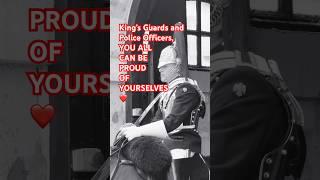 King’s Guards and Police Officers, YOU ALL CAN BE PROUD OF YOURSELVES ️ #kingsguard