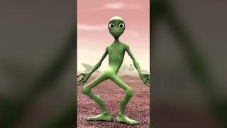 Dame Tu Cosita Voice in REAL LIFE ep.3  (Green Alien Dance) #shorts