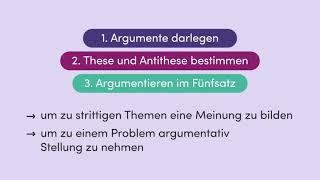 Argumente und Argumentation einfach erklärt | sofatutor