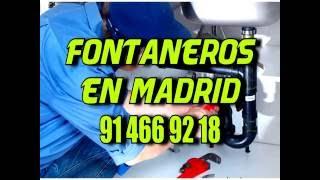 Fontaneros en Madrid 914669218 Poceros, goteras, humedades, calderas