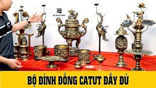 Tìm Hiểu Bộ Đỉnh Đồng Catut Đầy Đủ - Đỉnh Đồng Hun Cổ