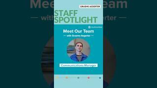 Staff Spotlight Series: Graeme Aegerter, Communications Manager