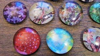 CRAFT TIME - Easy DIY Glass Pendants using Dollar Tree Flat Marbles