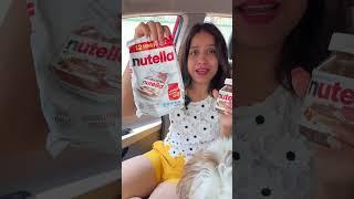 Rs 1000 ki Nutella Travel Pack Review + Viral Hack  | @sosaute #shorts