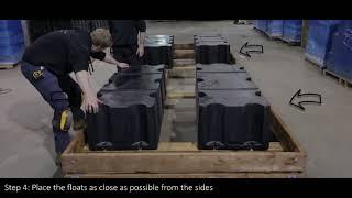 DIY How to Building A Floating Dock with Foam Filled Dock Floats