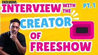 Exclusive Interview with the Creator of FreeShow Pt. 1 #freeshow #obs #presentationsoftware