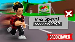 NEW SPEED GLITCH in Roblox Brookhaven!