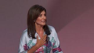 Fmr. South Carolina Governor Nikki Haley speaks at Republican National Convention