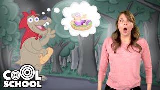 Little Red Riding Hood + More Fairy Tales for Kids  Ms. Booksy StoryTime  Cool School Compilation