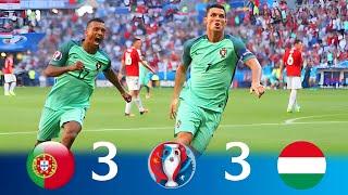 Portugal vs Hungary 3-3 [Euro 2016] «عصام الشوالي» Extended Goals & Highlights