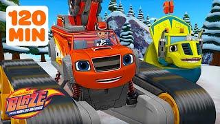 120 MINUTES of Blaze Using STEM on Winter Missions & Rescues! ️ | Blaze and the Monster Machines