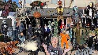 All Our Halloween Animatronics Going off at Once! 2021 Collection