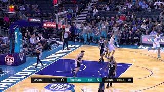 1st Quarter, One Box Video: Charlotte Hornets vs. San Antonio Spurs