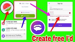 How to create & use TextNow unlimited account / textnow signups problem solve updates version 2024