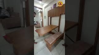 folding dining table / dining without chair / new dining table / furniture